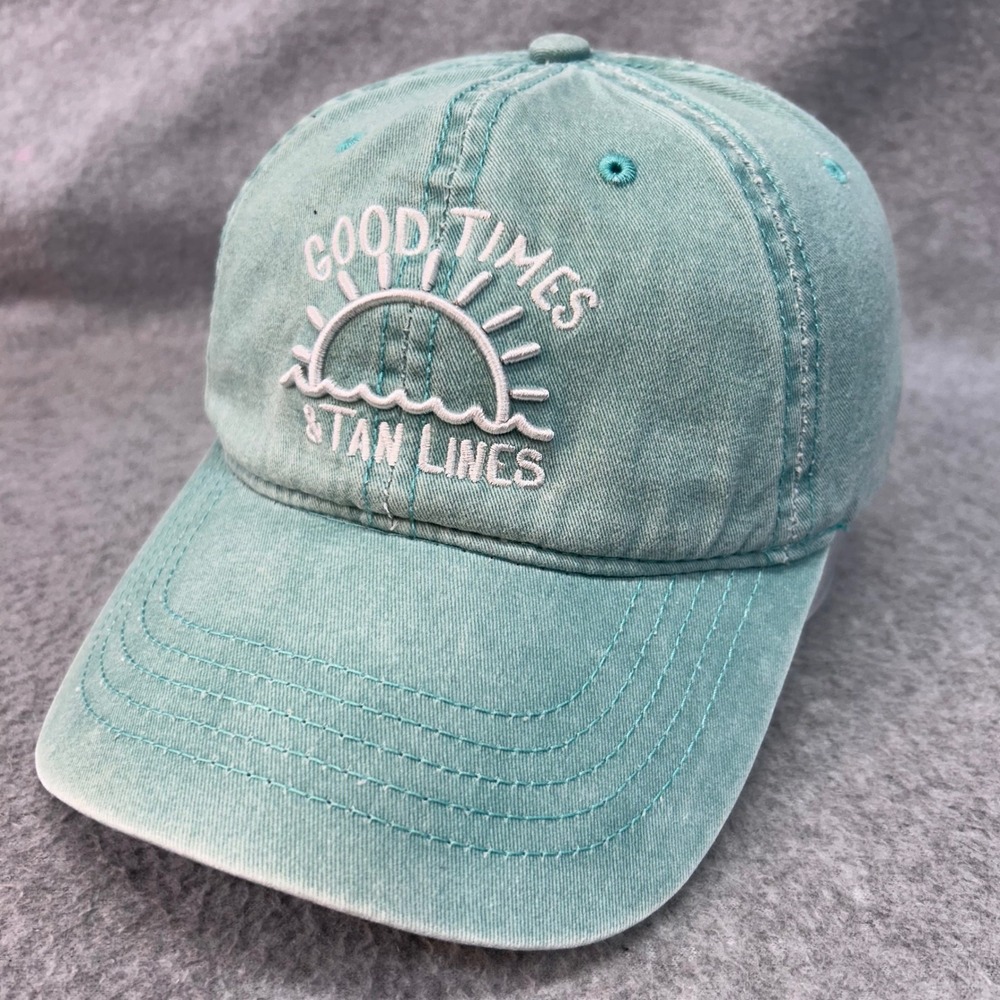 Good Times & Tan Lines Unisex Teal Unbranded Baseball Cap Adjustable OSFM